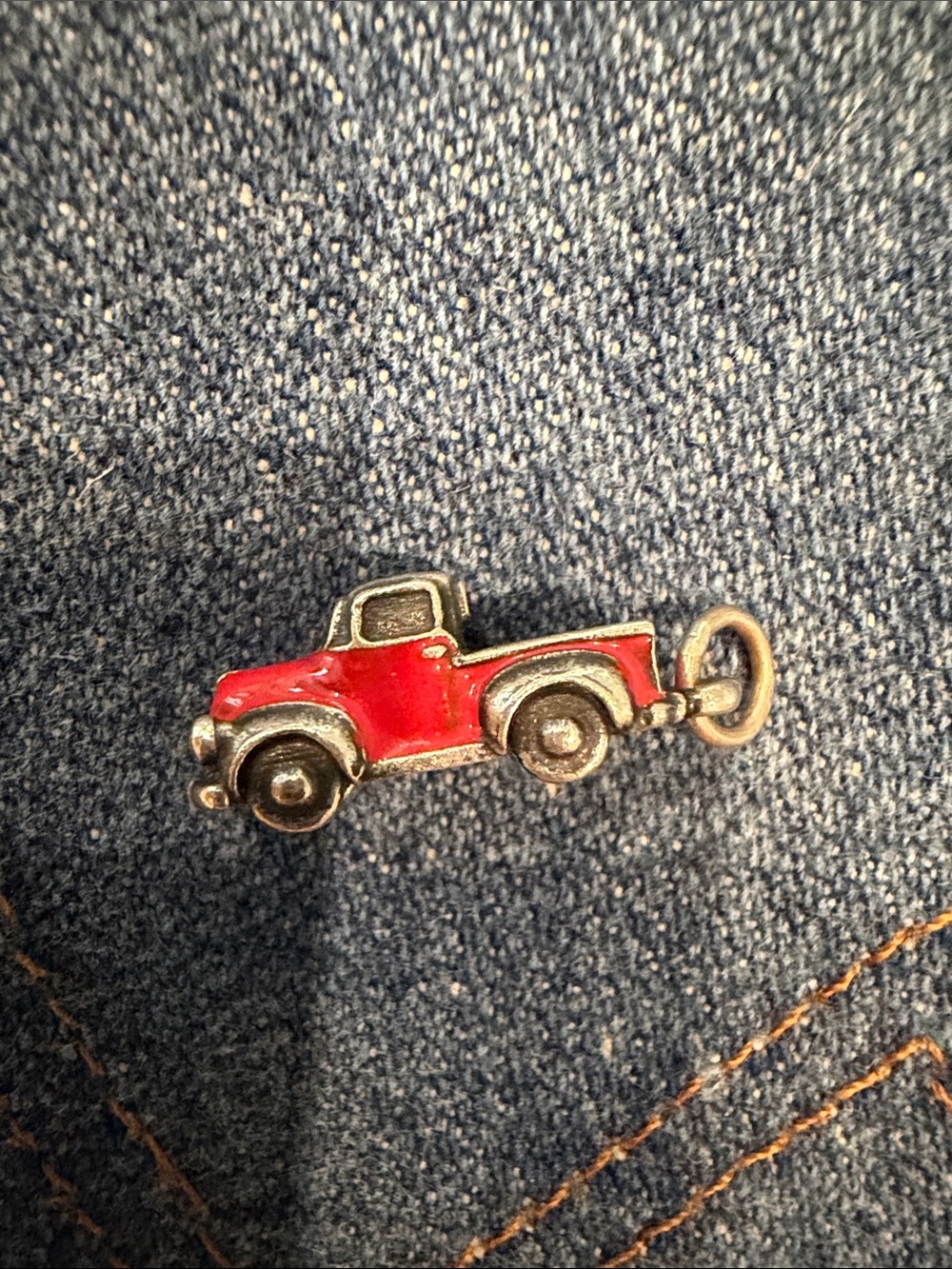 James Avery enameled red truck charm - Picture 2 of 3